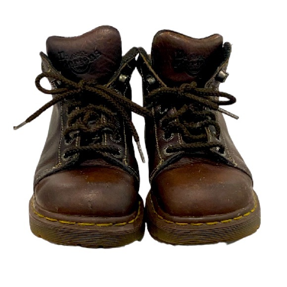 Dr Martens 8542 Vintage Brown Chunky Lace Up Boot Made in England Women's Size 6 - Picture 3 of 8